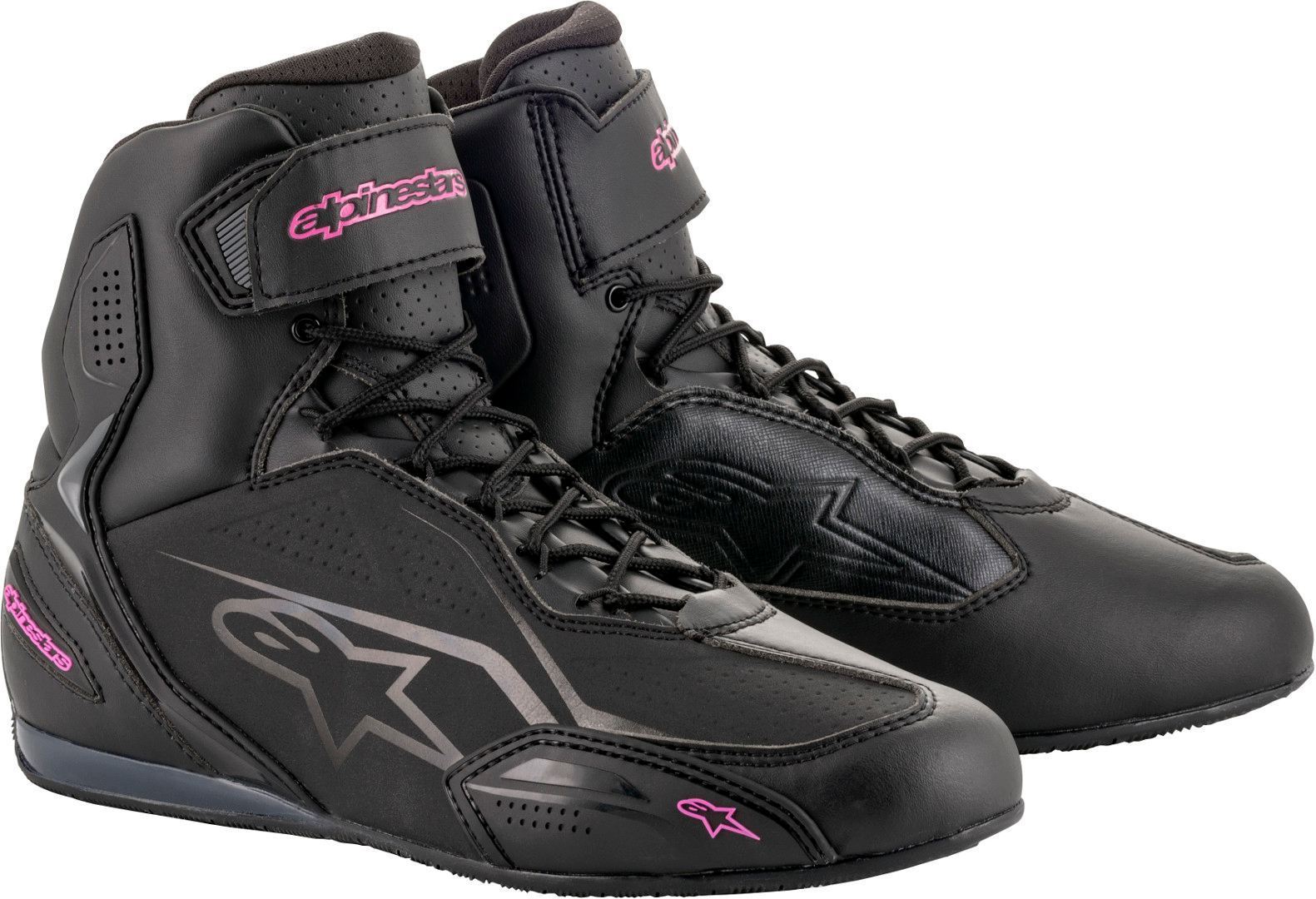 Alpinestars Stella Faster-3 Damer motorcykel sko sort/pink 6,5 (38) Figur 1
