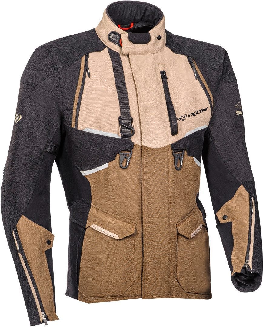 Ixon Eddas Motorcycle Textile Jacket black/brown XL Figure 1