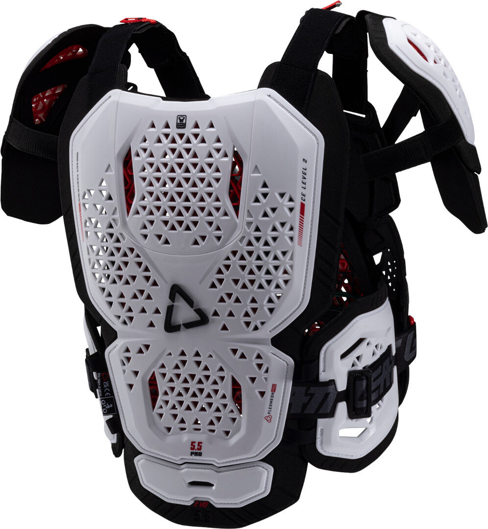 Leatt 5.5 Pro Evo Bröstskydd Vit XXL Figur 4