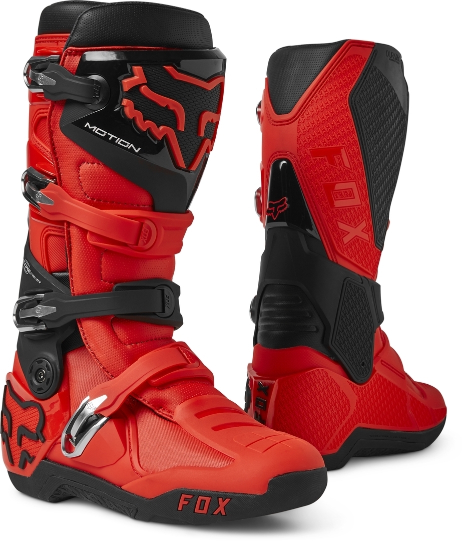 FOX Motion Motocross Boots red 12 Figure 1