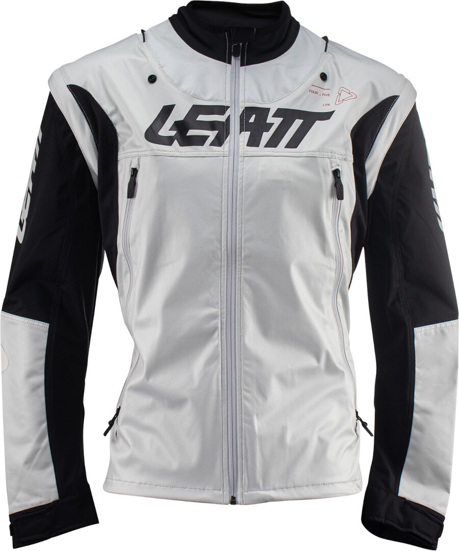 Leatt 4.5 Lite Waterproof Motocross Jacket black/grey/red S Figure 3