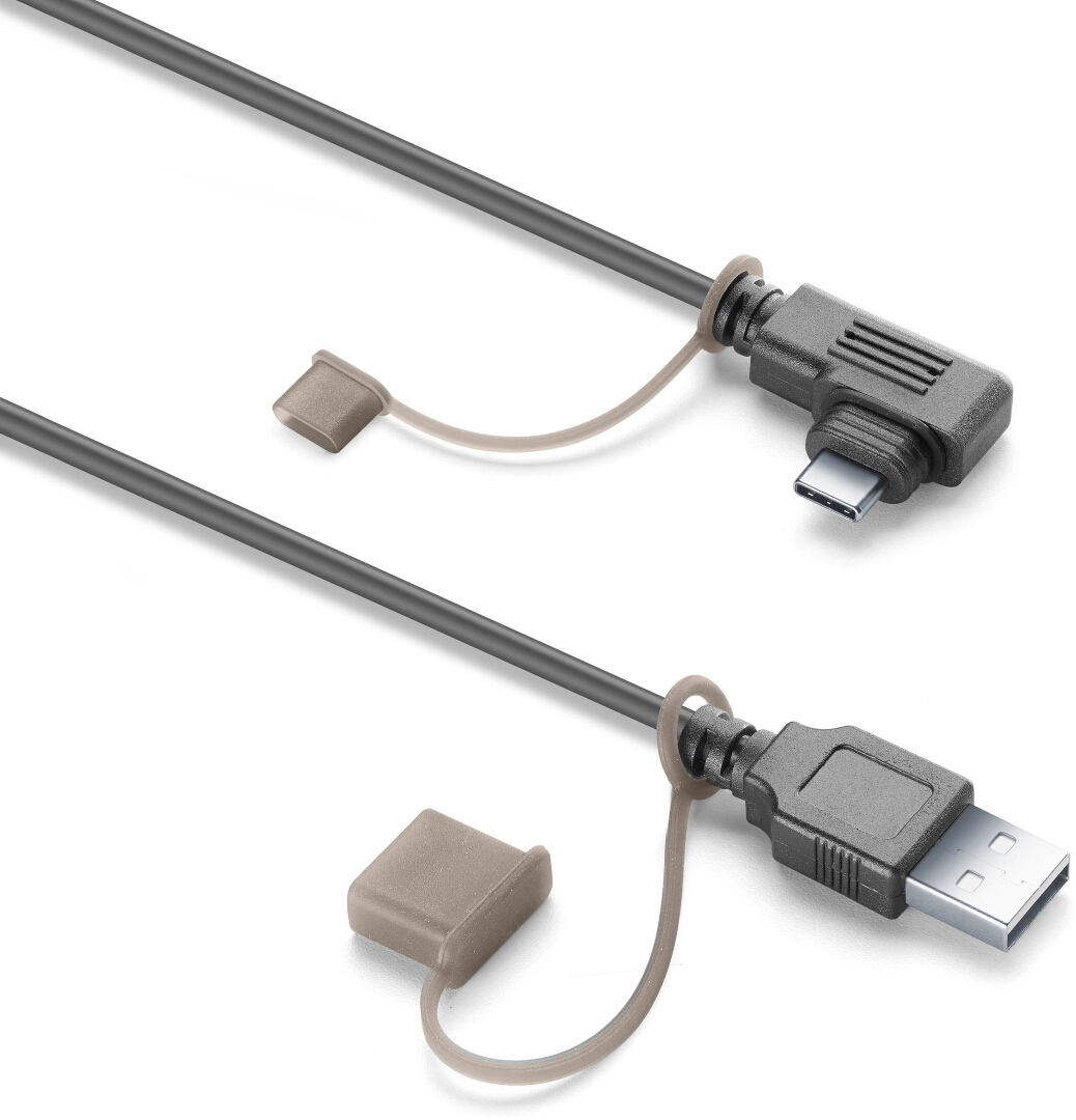 Interphone RIDESYNC Cabo de carregamento USB-A para USB-C Figura 1