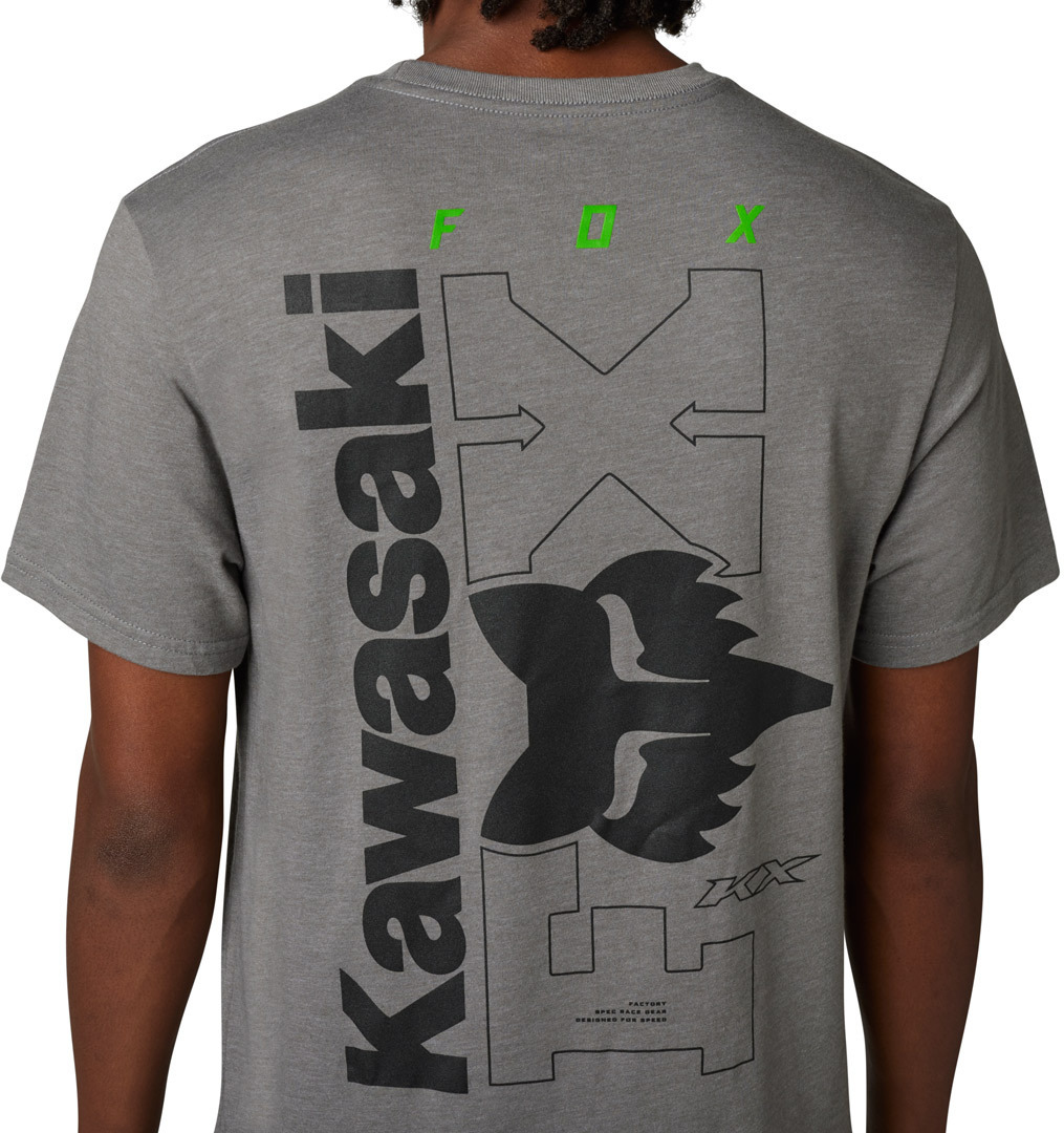 FOX Kawi II Camiseta cinza L Figura 3