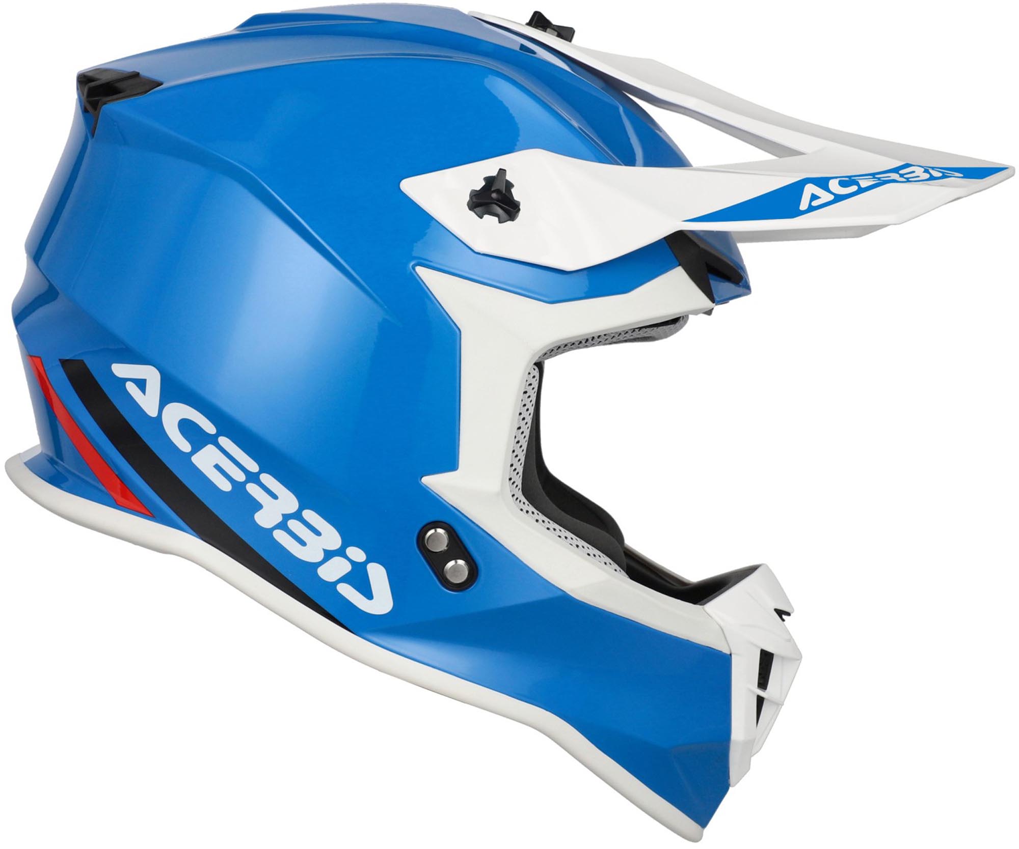 Acerbis Linear Solid Casco de motocross azul/blanco XXL (63/64) Figura 2