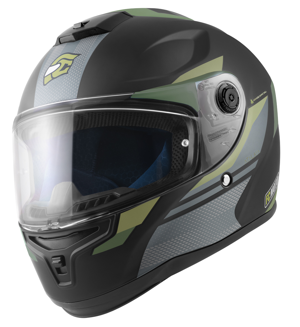 FC-Moto FF114B Zeron Cască Negru mat/verde L Figura 2