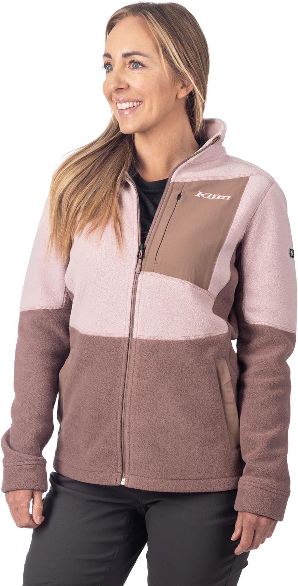 Klim Darby Canyon Dames Fleece Jas Mauve S Figuur 2