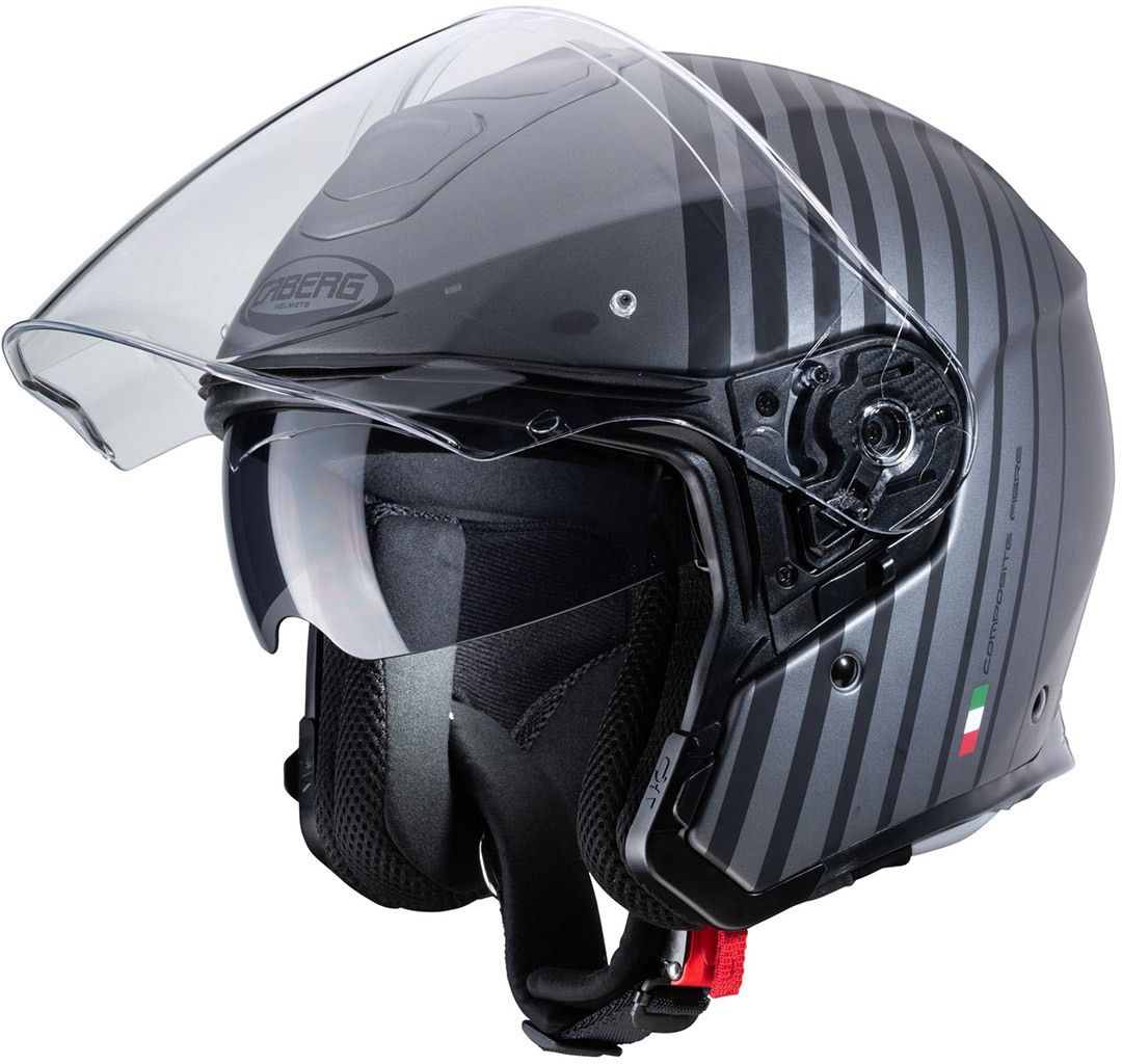 Caberg Flyon Bakari Jethelm anthrazit/schwarz L (59/60) Abbildung 3