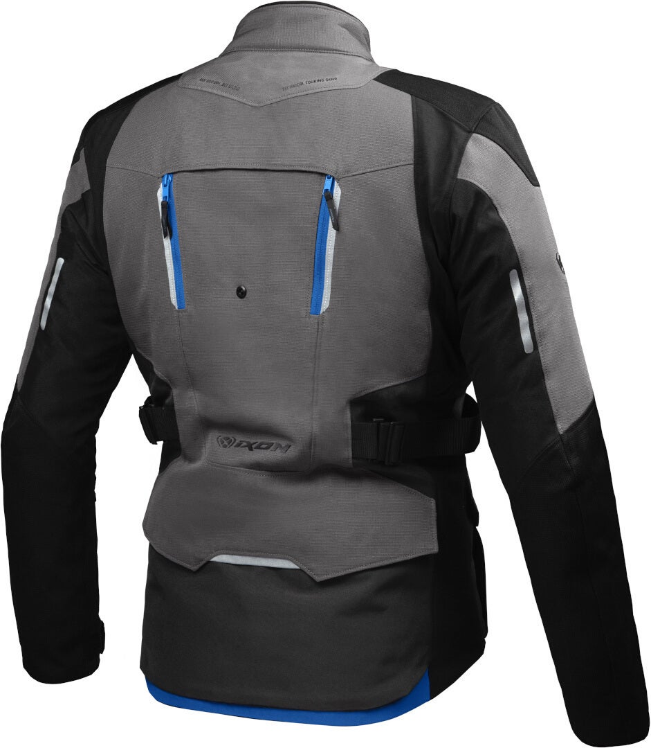 Ixon Vidar Giacca tessile moto nero/grigio/blu XL Figura 3
