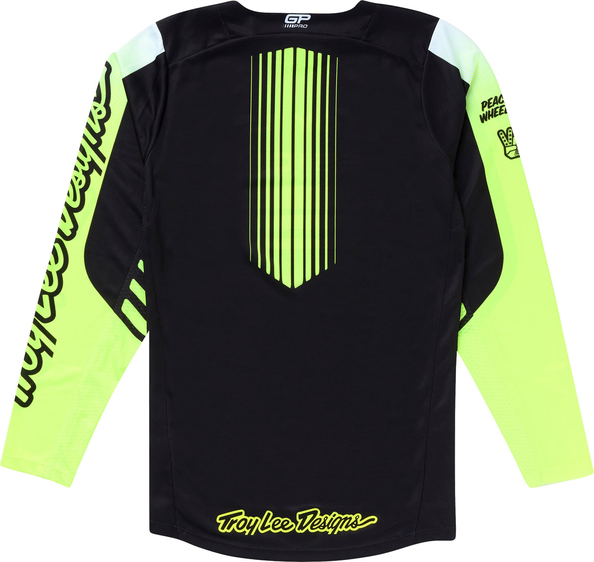 Troy Lee Designs GP Pro Segment Maglia Motocross nero/giallo 2XL Figura 2