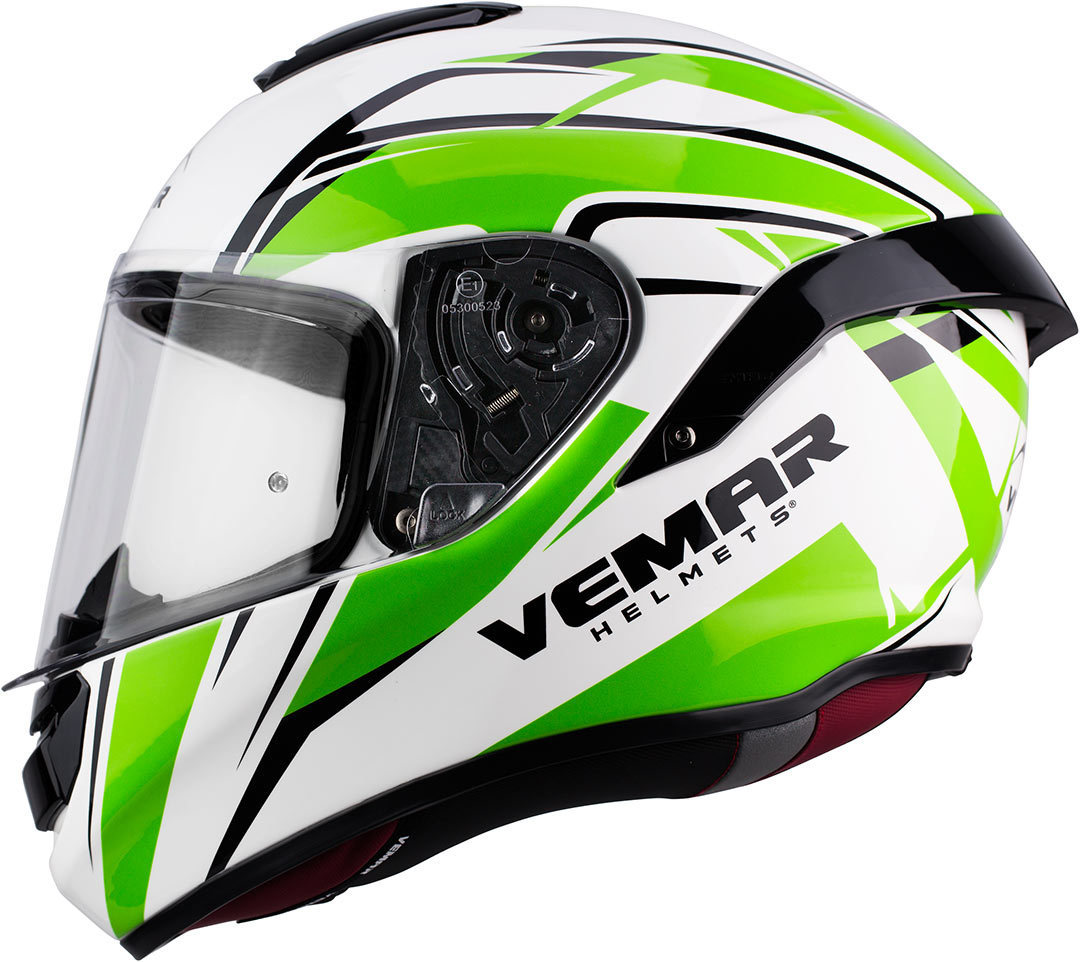 Vemar Hurricane Spark capacete branco/verde S (55/56) Figura 2