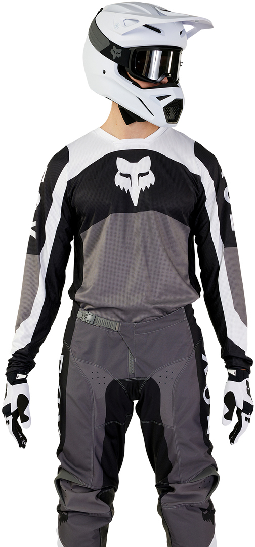 FOX 180 Nitro Motocross trøje sort/grå S Figur 7