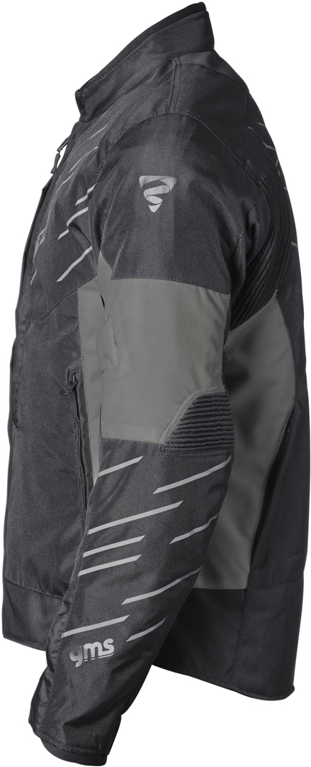 GMS Kasai waterproof Motorcycle Textile Jacket black/grey M Figure 2