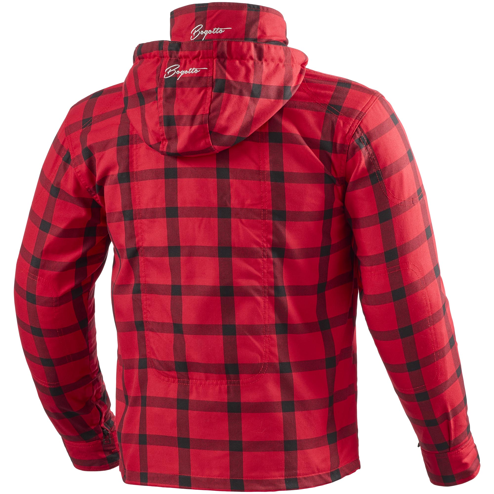 Bogotto Lumb-R Hanorac cu fermoar pentru motocicletă Roșu/Negru 5XL Figura 2