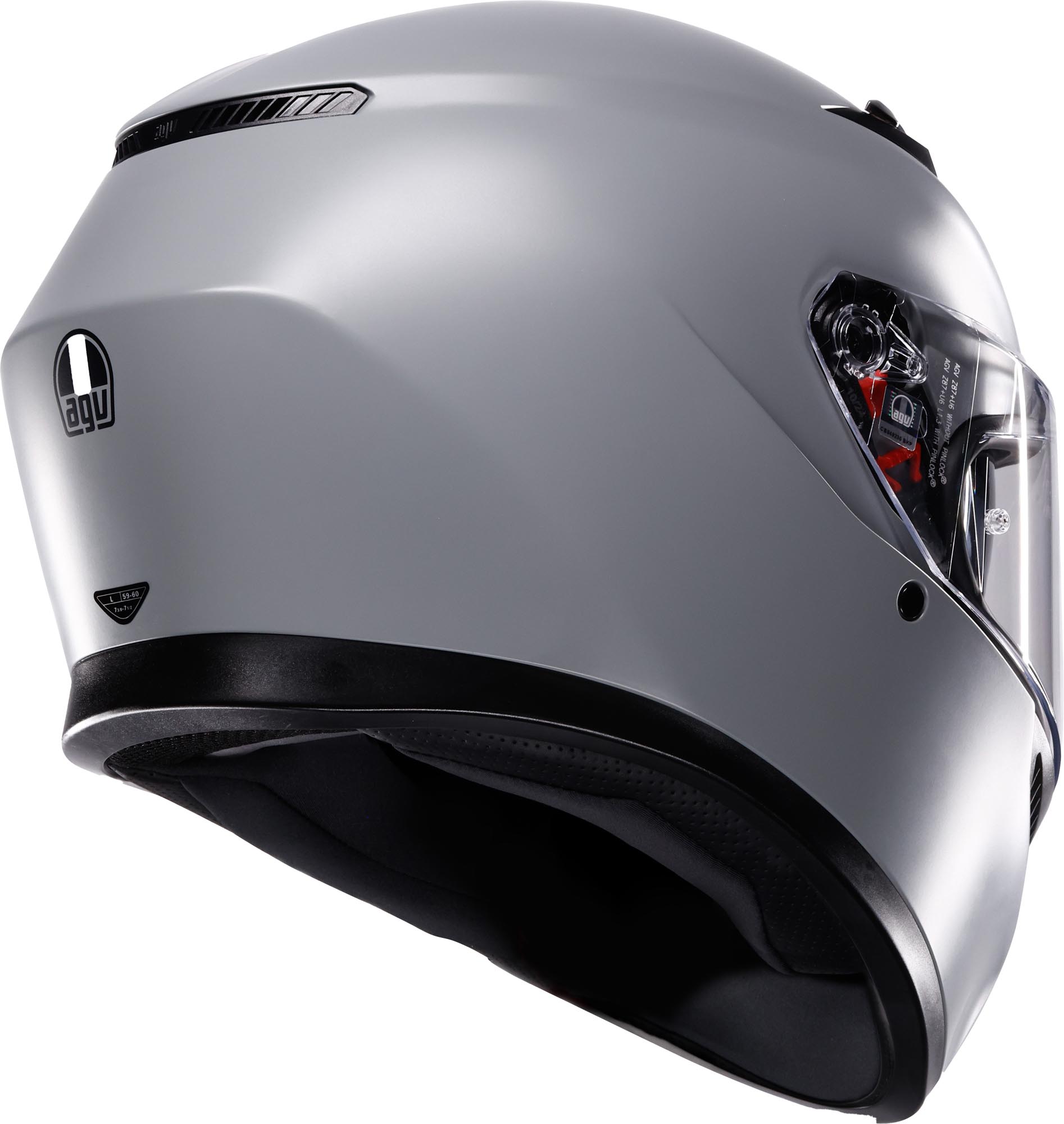 AGV K3 Mono Cască Gri XS (53/54) Figura 6
