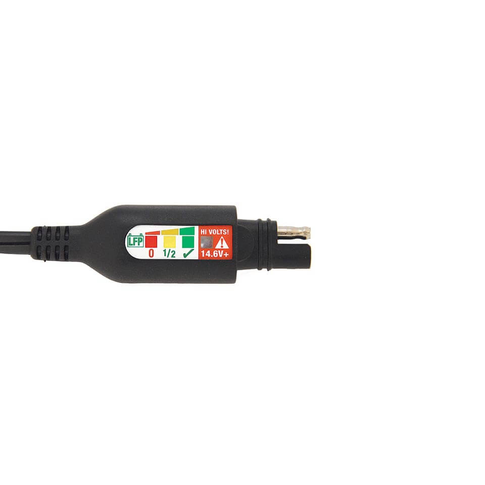 OPTIMATE Ladekabel mit Statusanzeige für 12,8/13.2 V Lithium-Batterien Figura 2