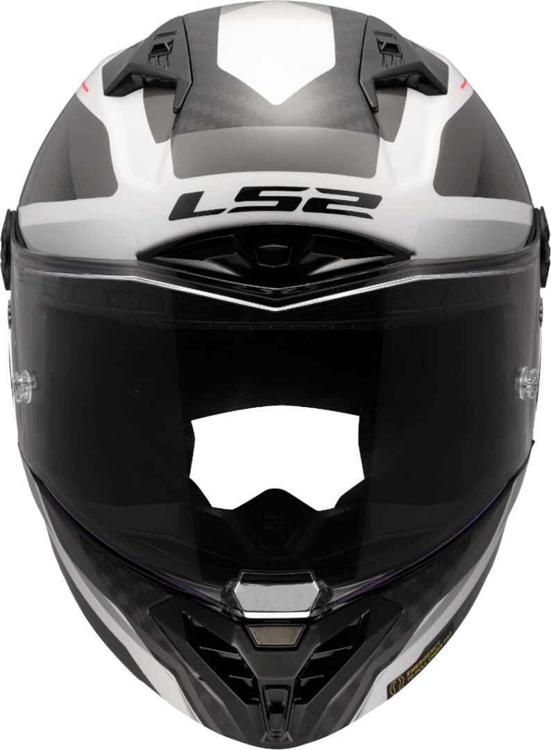 LS2 FF805 Thunder GP Raute Carbon Cască alb/gri XS (53/54) Figura 8