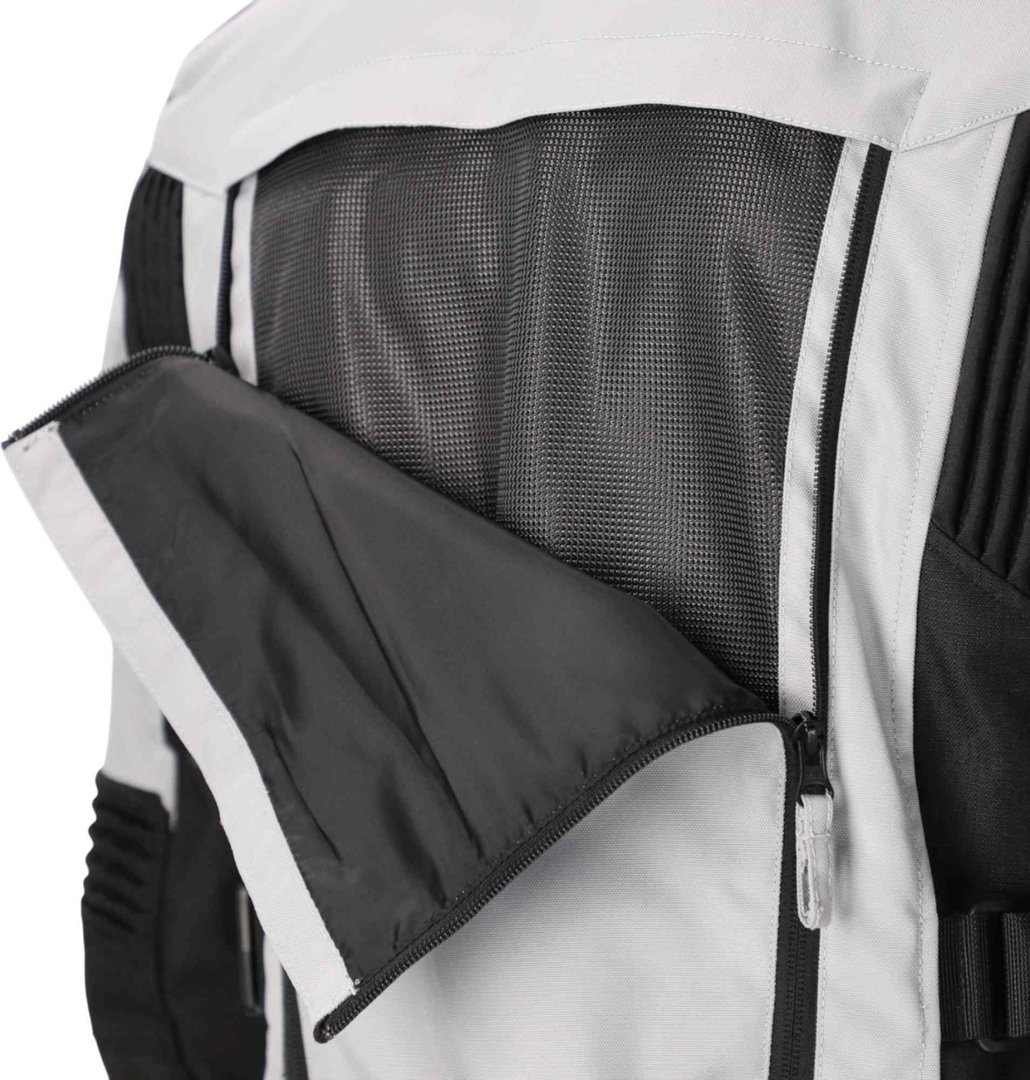 Acerbis X-Rover Waterproof Ladies Motorcycle Textile Jacket grey/red S Figure 6