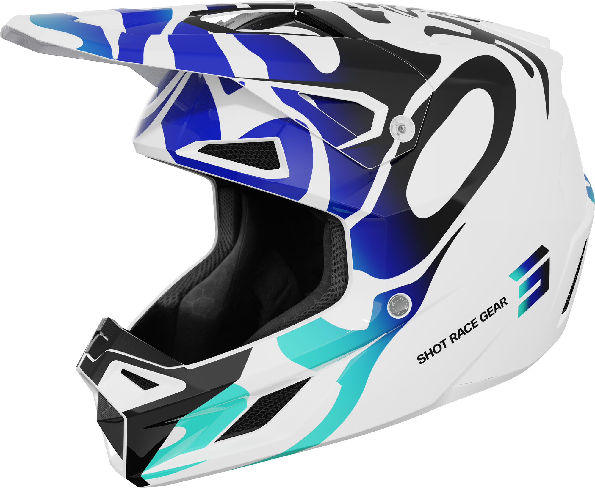 Shot Speed Ghost Casco da motocross blu S (55/56) Figura 1