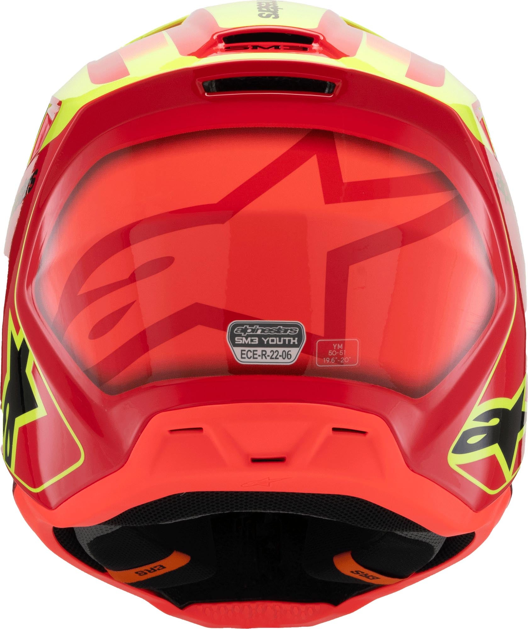 Alpinestars S-M3 Fray Casque de motocross rouge/jaune XXL (63/64) Figure 6
