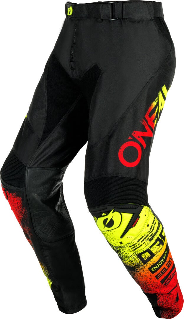 Oneal Mayhem Scarz Motocross bukser sort/gul/rød 30 Figur 1