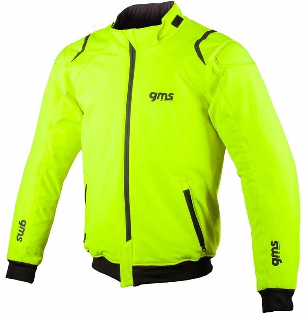 GMS Falcon Motorcycle Textile Jacket neon yellow 3XL Figure 1