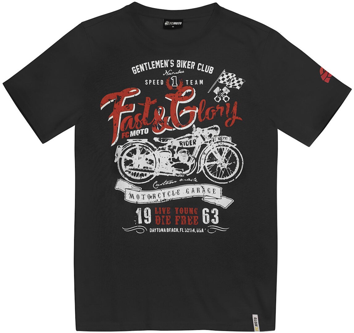 FC-Moto Fast and Glory T-shirt černá M Obrázek 1