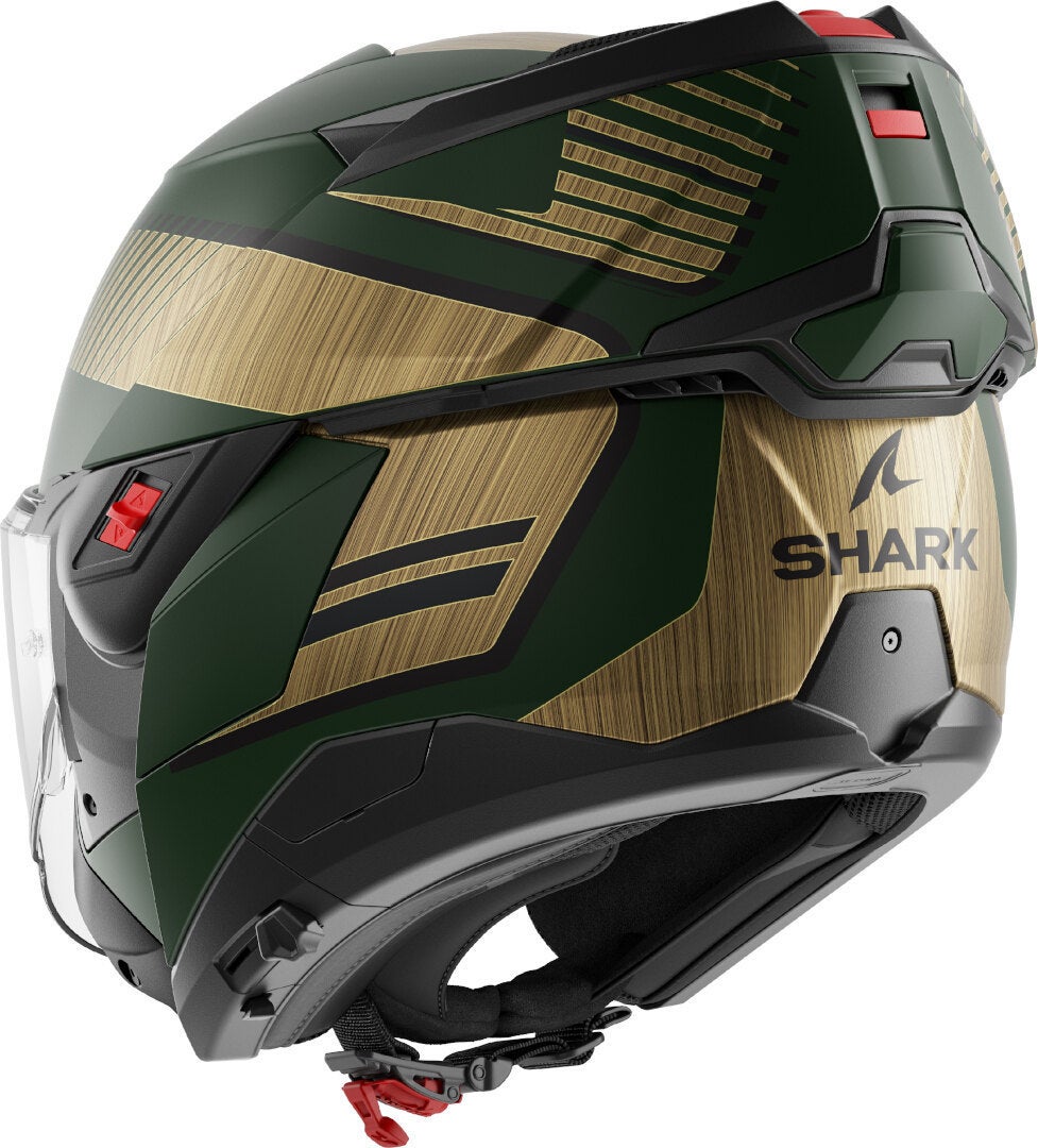 Shark Oxo Sikter Klapphelm grün matt/gold/schwarz L (59/60) Abbildung 2