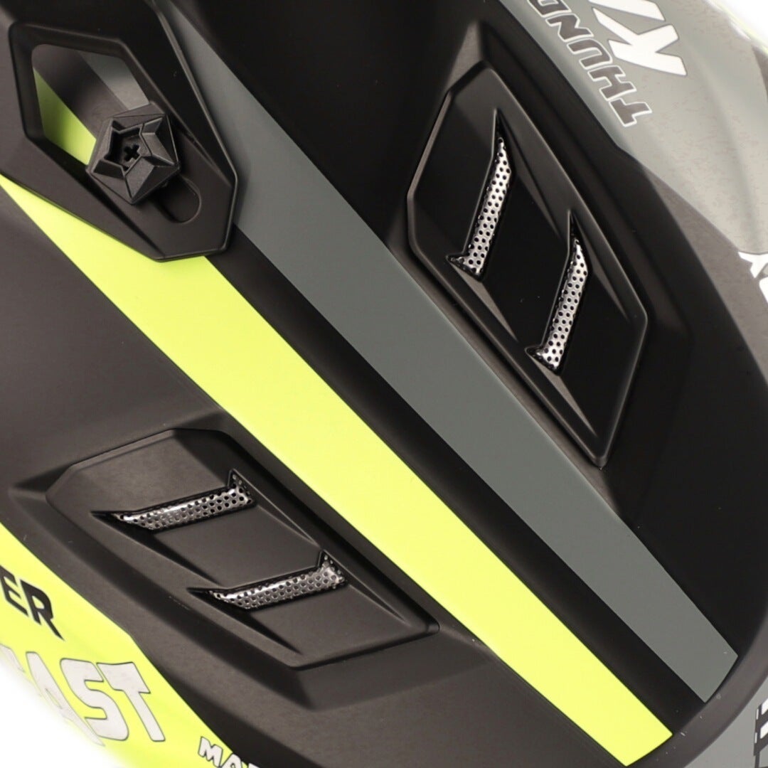 Acerbis Profile Ungdom motocross hjelm sort mat/gul Y/L (51/52) Figur 5