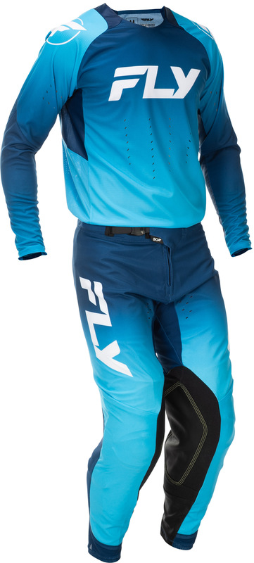 FLY Racing Evolution DST Hose - Blau/Weiß Abbildung 6