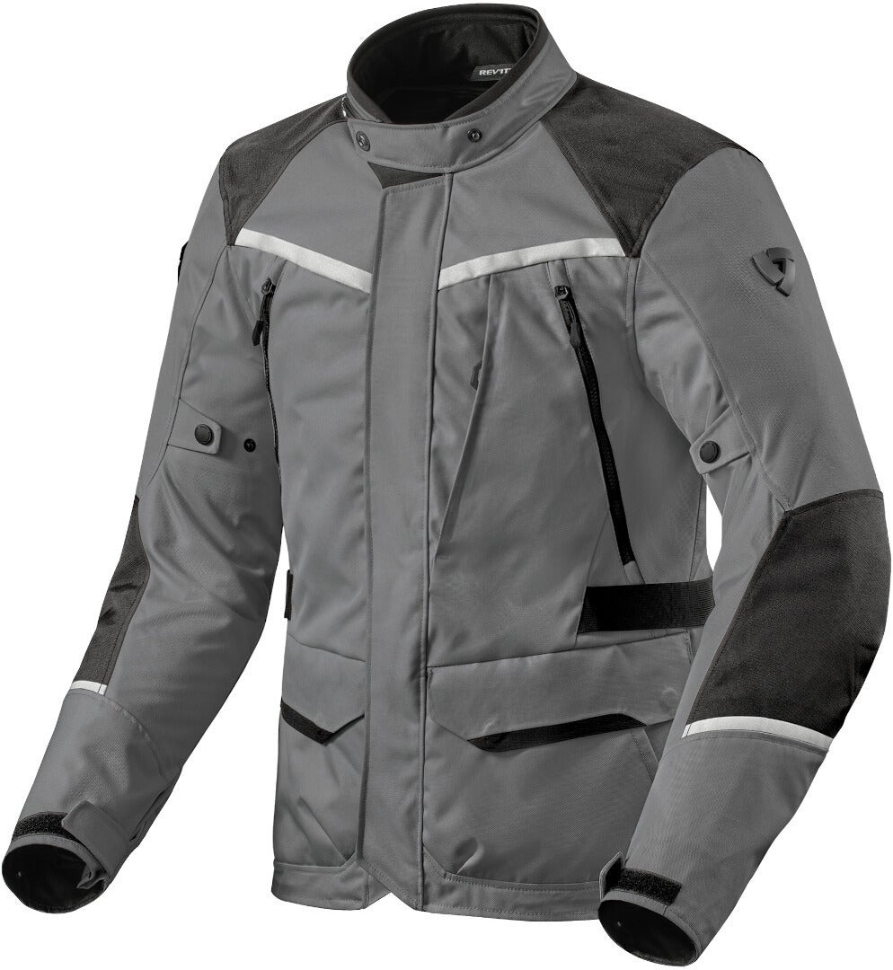 Revit Voltiac 3 H2O Motorcycle Textile Jacket grey XL Figure 1