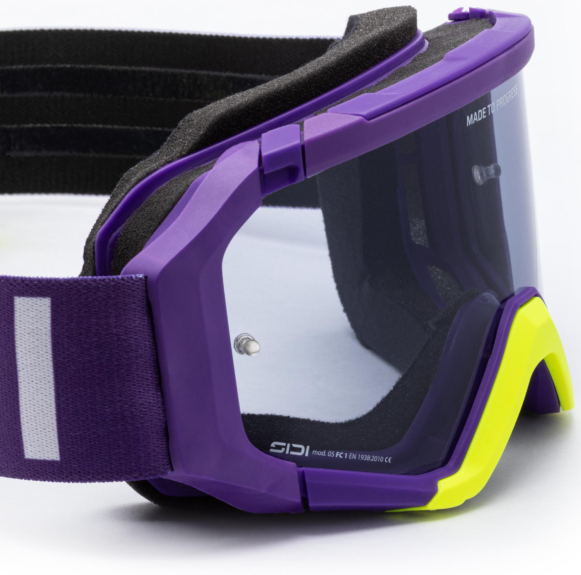 Sidi Gravix Smoke Gafas de motocross violeta/amarillo Figura 3