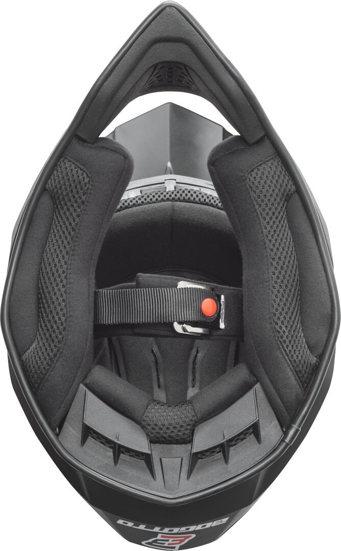 Bogotto V337 Solid Casco Motocross nero opaco L Figura 3