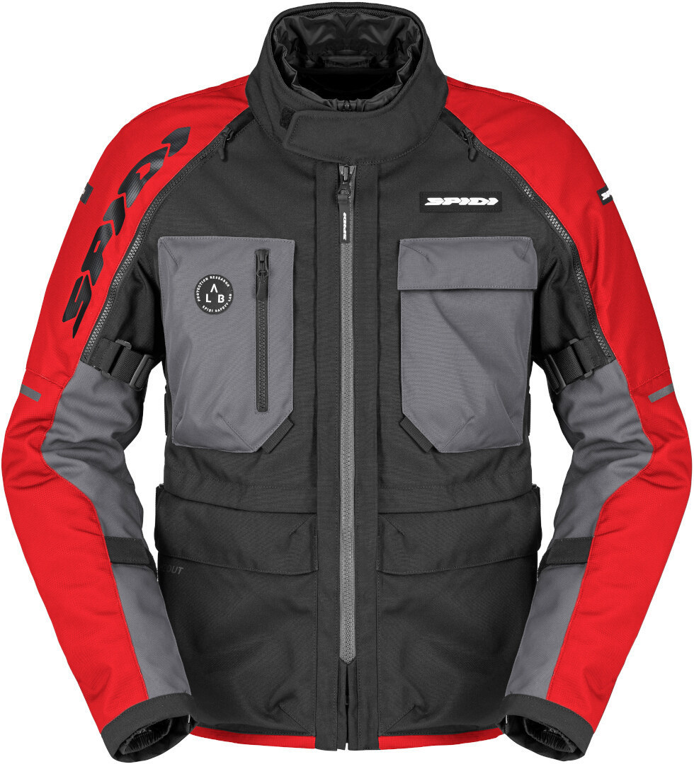 Spidi Crossmaster 2 H2Out waterproof Motorcycle Textile Jacket red M Figure 1