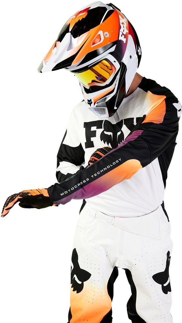 FOX 360 Streak Motocross Jersey weiß L Abbildung 2
