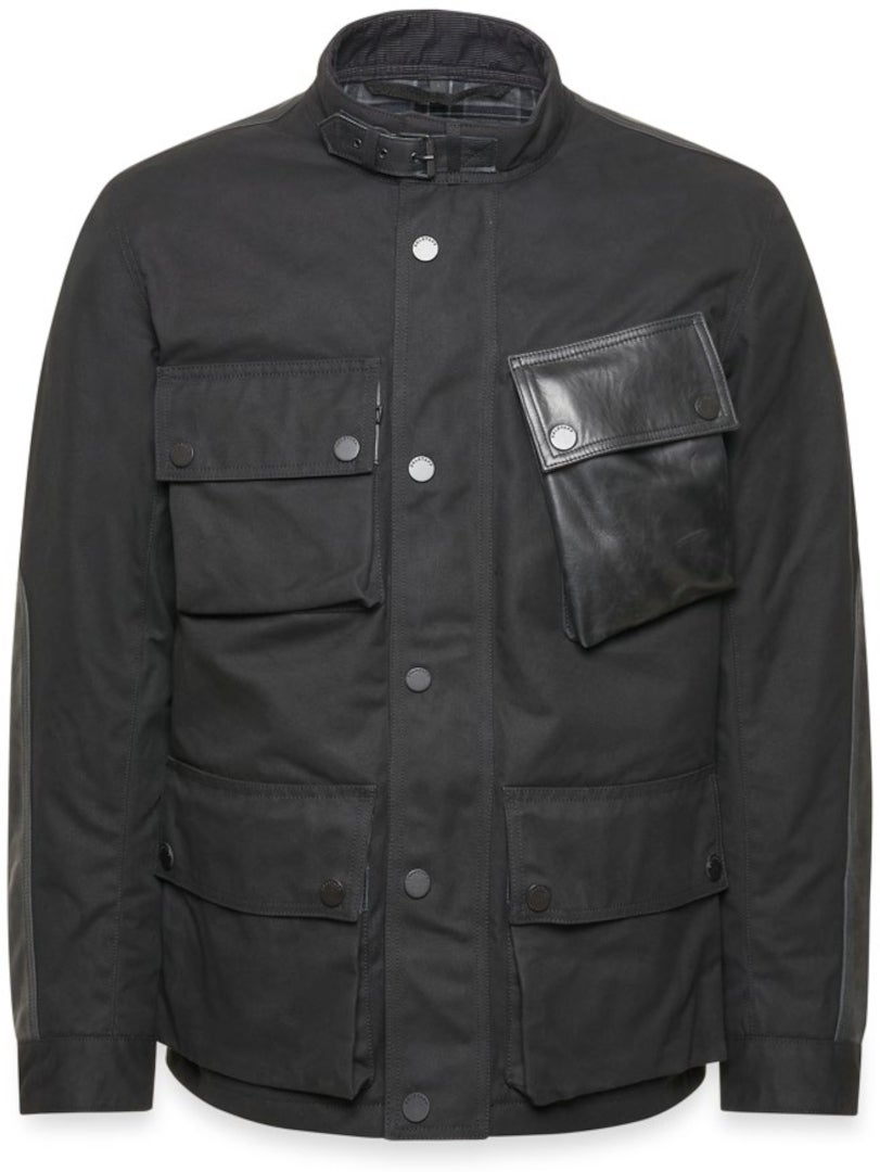 Belstaff Trackmaster waterproof Motorcycle Wax Jacket black XS Figure 1