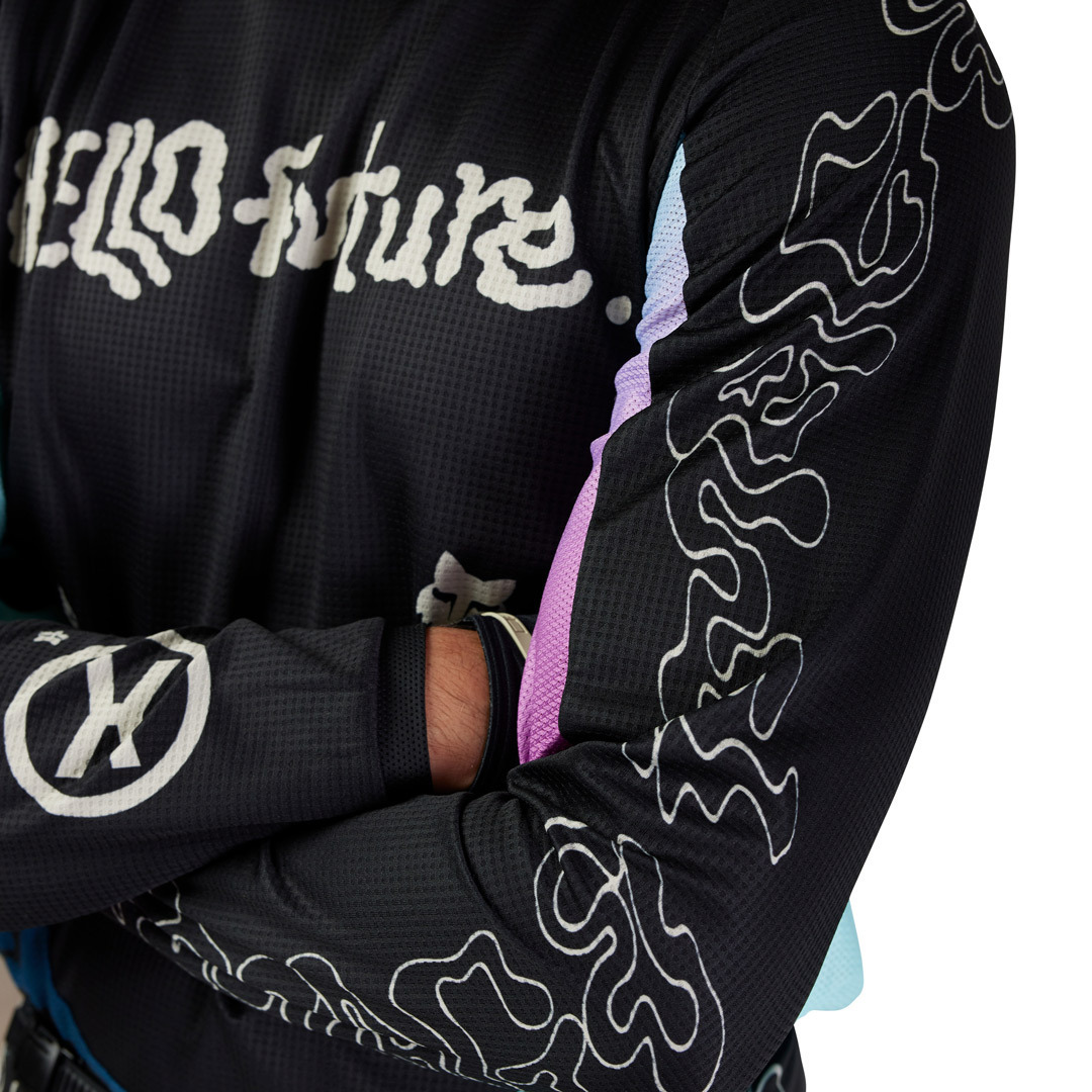 FOX 180 Hello Future Special Edition Motocross trøje Sort M Figur 3