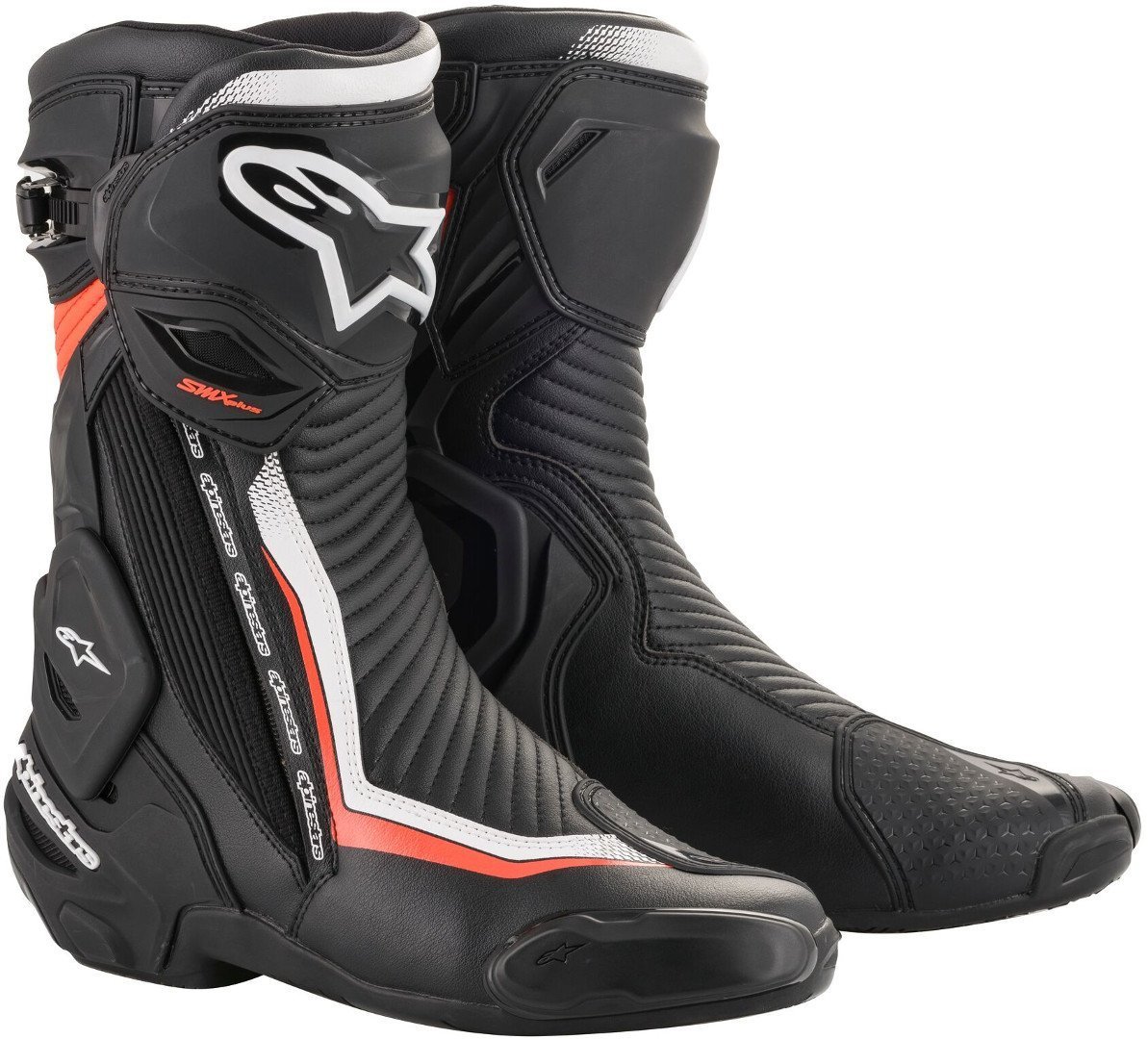 Alpinestars SMX Plus v2 Motorcycle Boots black/white/red 43 Figure 1