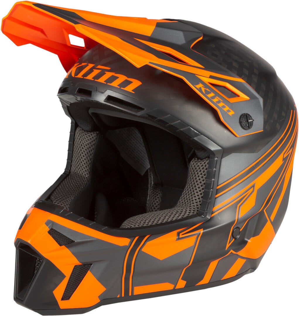 Zwarte mat/oranje