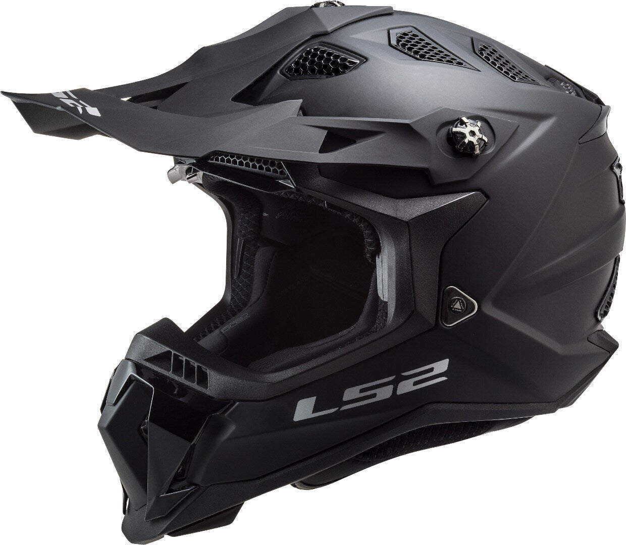LS2 MX700 Subverter Evo Casco motocross nero opaco XL (61/62) Figura 1