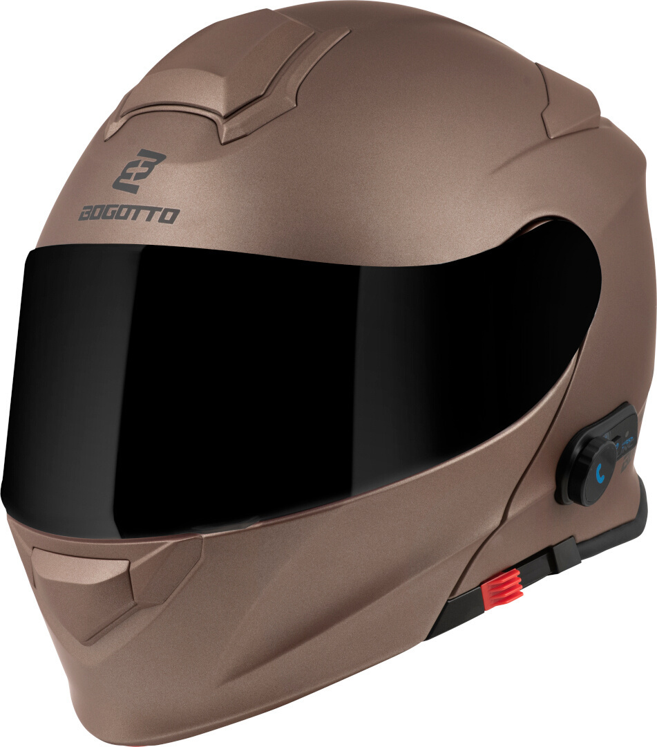 Bogotto H271 BT Bluetooth Casco Marrone opaco M Figura 2