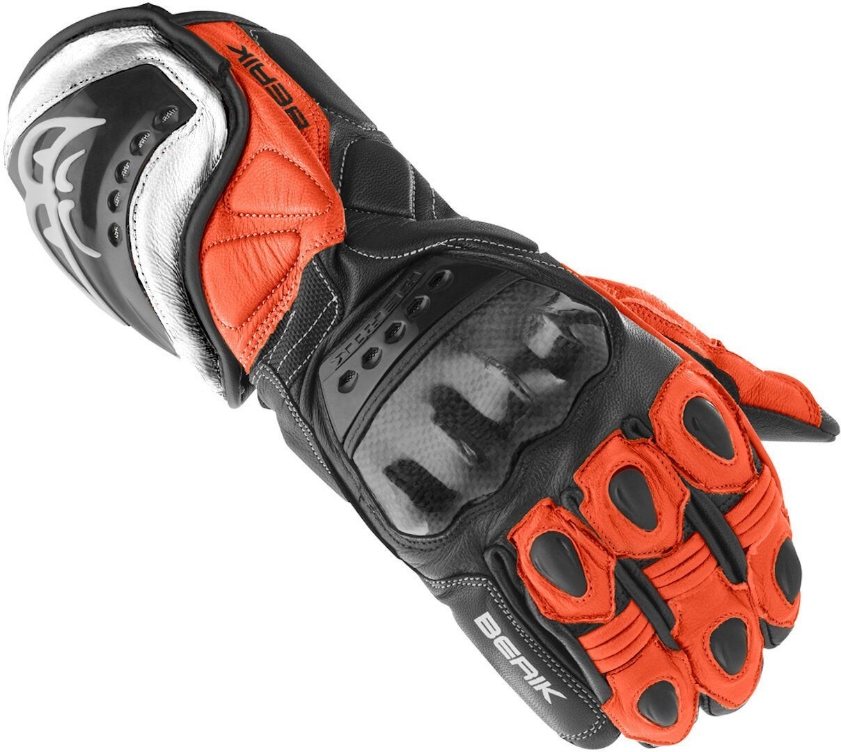 Berik TX-1 Motorradhandschuhe schwarz/rot M Abbildung 1