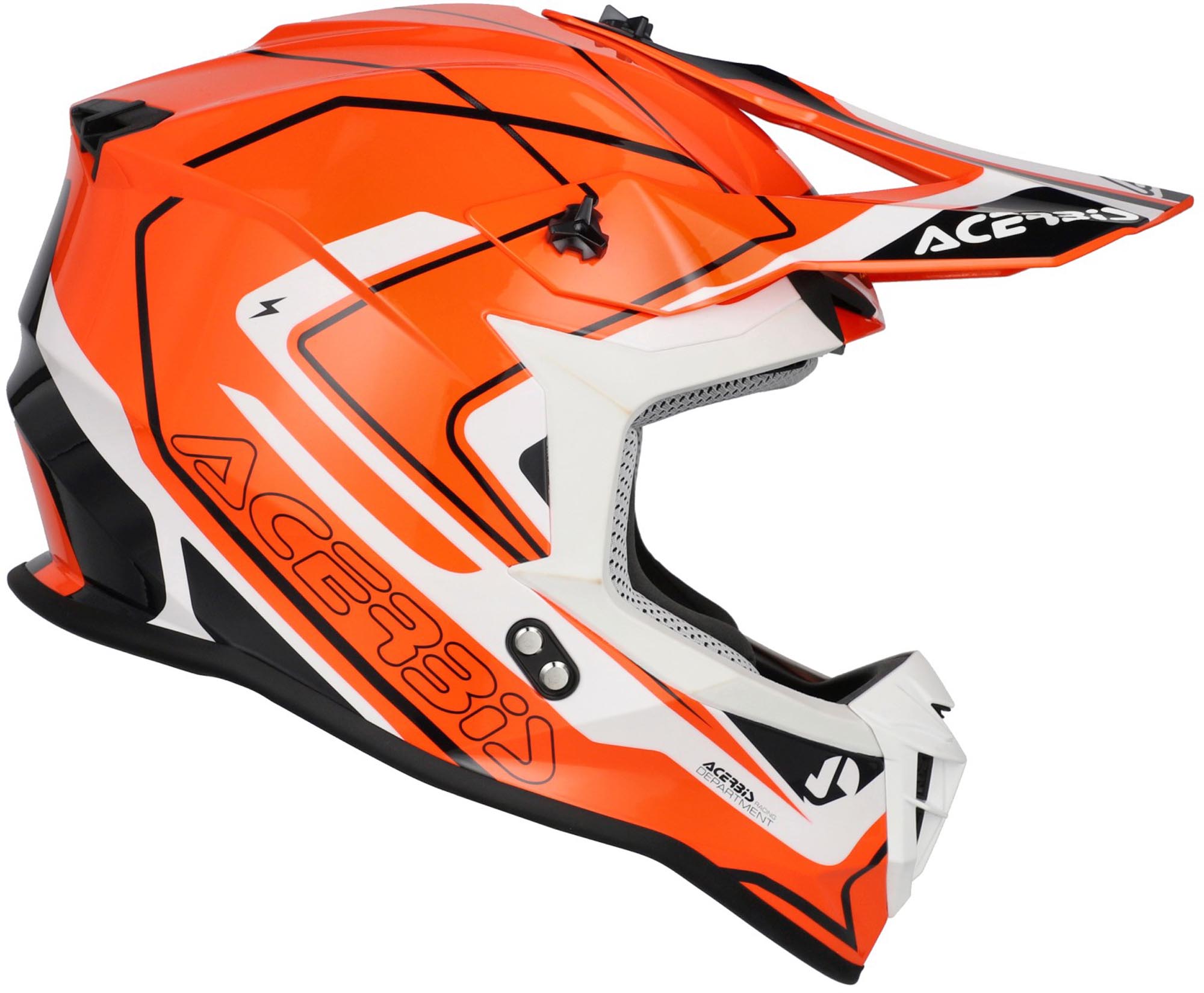 Acerbis Linear 2026 Motocross Helm orange/weiß S (55/56) Abbildung 2