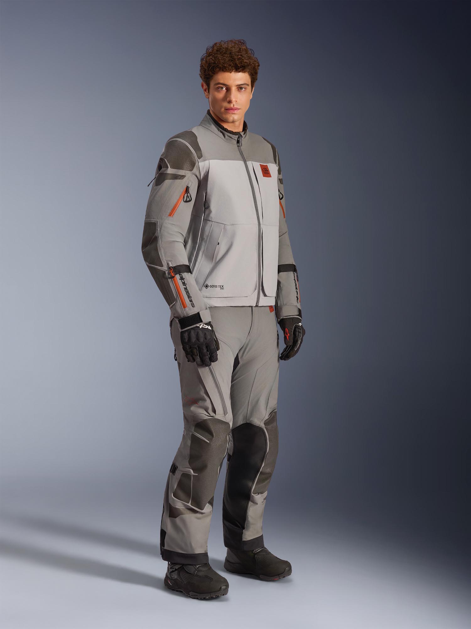 Side view of Alpinestars Nazca 3L Gore-Tex Pro waterproof Motorcycle Textile Jacket