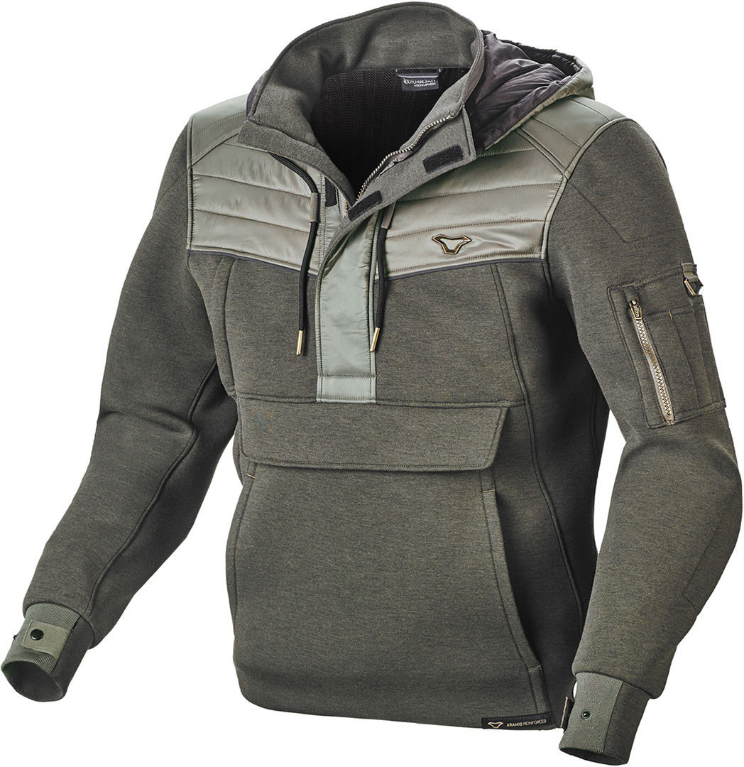 Macna Aron Motorrad Textiljacke militärgrün S Abbildung 1