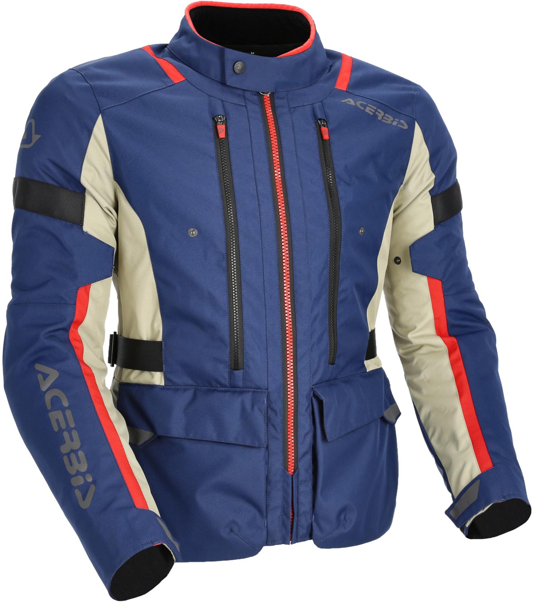 Acerbis X-Travel 2.0 Motorrad Textiljacke blau/rot L Abbildung 1