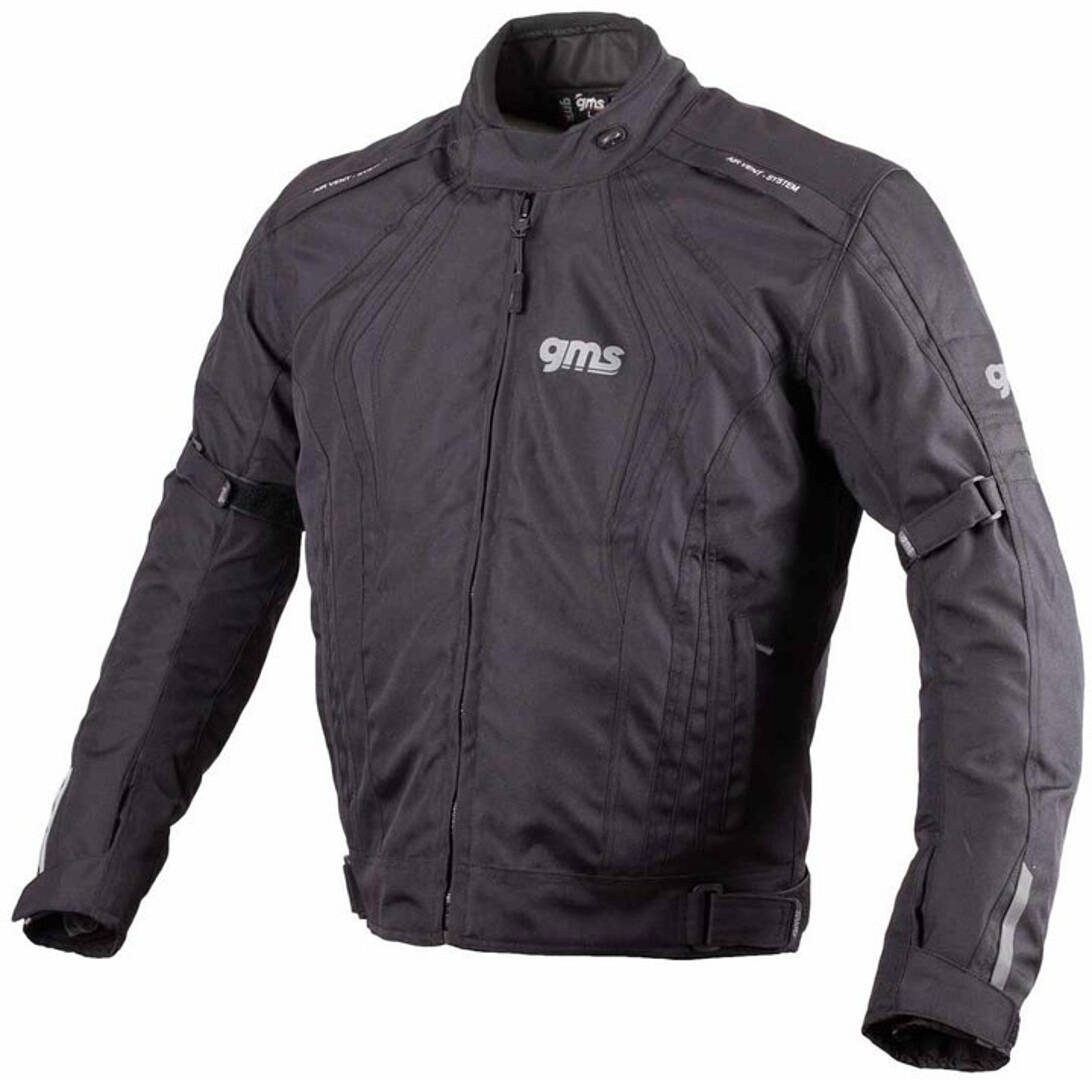 GMS Pace Motorfiets textiel jas Zwart M Figuur 1