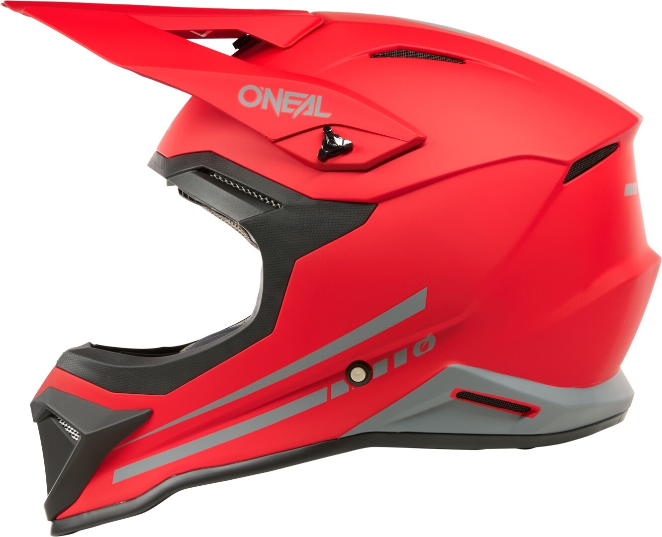 Oneal 1SRS Solid Motocross Helm rot matt XL Abbildung 5