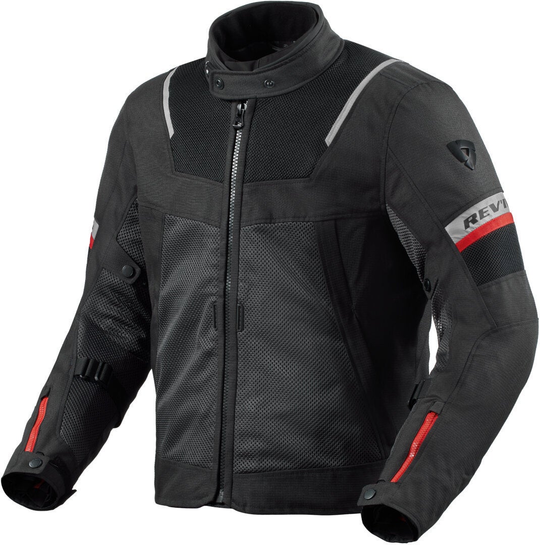 Revit Tornado 4 H2O waterproof Motorcycle Textile Jacket black/grey M Figure 1