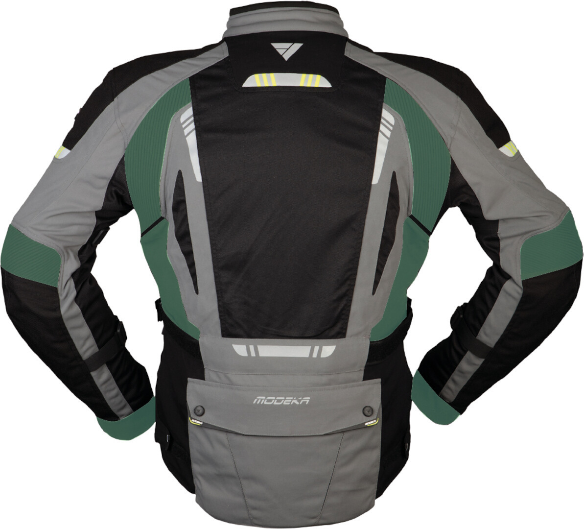Modeka AFT Air Motorrad Textiljacke grau/schwarz XL Abbildung 2