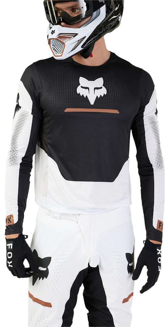 FOX Flexair Optical Motokrosový dres černobílá M Obrázek 6